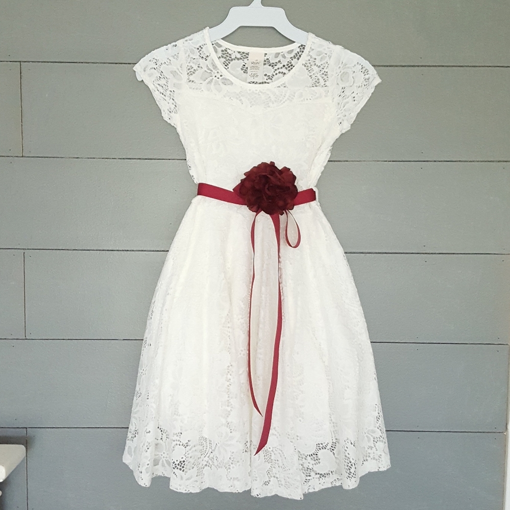 Just Kids, size 8, white formal dress